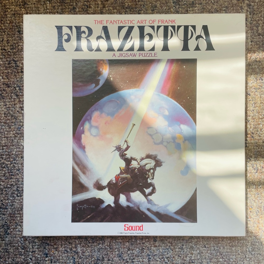 Vintage 1982 Frank Frazetta Jigsaw Puzzle